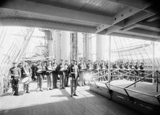 U.S.S. Newark, marine guard, between 1891 and 1901. Creator: Unknown