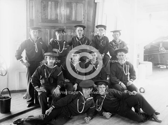 U.S.S. Newark, apprentices, between 1891 and 1901. Creator: Unknown.