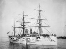 U.S.S. Newark, between 1891 and 1901. Creator: Edward H Hart