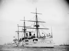 U.S.S. Newark, between 1891 and 1901. Creator: William H. Jackson