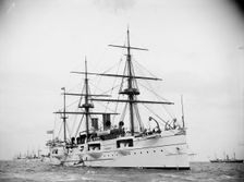 U.S.S. Newark, between 1891 and 1901. Creator: William H. Jackson