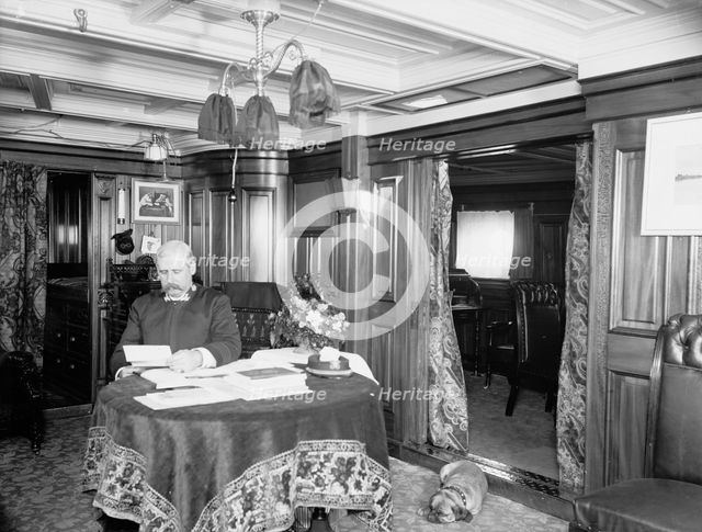 U.S.S. Newark, Capt. Casey, between 1891 and 1901. Creator: Unknown.