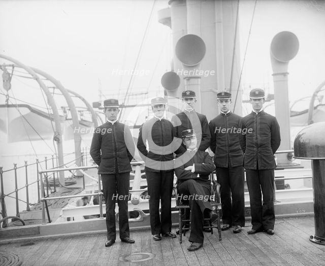 U.S.S. Newark, junior officers, between 1891 and 1901. Creator: Unknown.