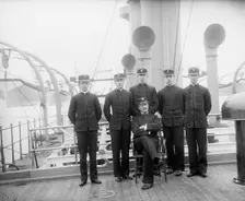 U.S.S. Newark, junior officers, between 1891 and 1901. Creator: Unknown