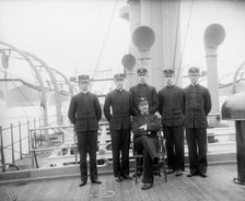 U.S.S. Newark, junior officers, between 1891 and 1901. Creator: Unknown