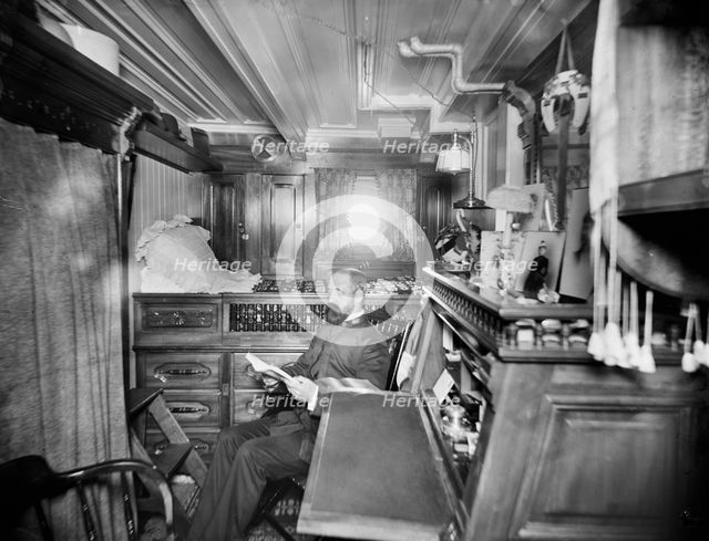 U.S.S. Newark, Paymaster Thompson, between 1891 and 1901. Creator: Unknown.