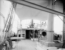 U.S.S. Petrel, quarter deck, between 1889 and 1901. Creator: William H. Jackson