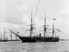 U.S.S. Pensacola, between 1890 and 1901. Creator: Edward H Hart