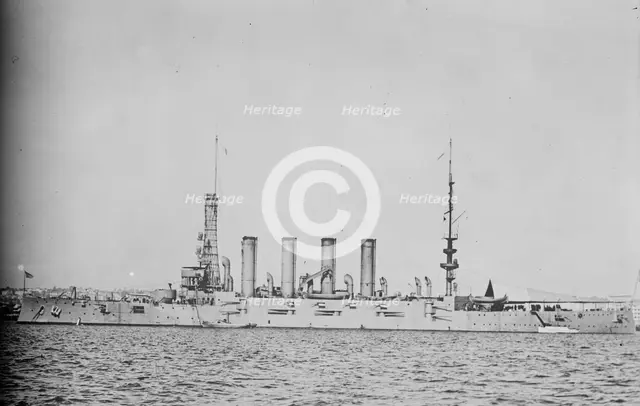 U.S.S. PITTSBURG, between c1915 and c1920. Creator: Bain News Service.