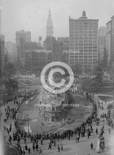 U.S.S. Recruit, Union Sq., between c1915 and c1920. Creator: Bain News Service.