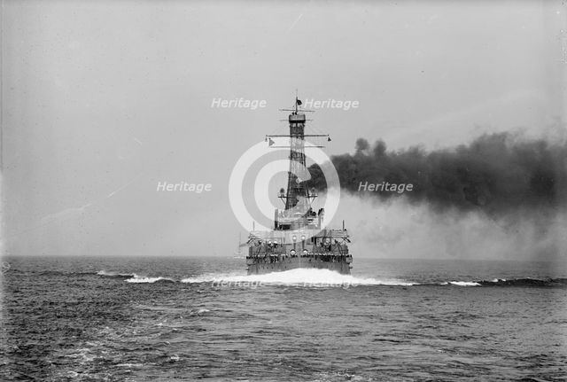 U.S.S. Rhode Island, 1913. Creator: Harris & Ewing.