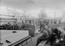 U.S.S. Richmond, church services, between 1890 and 1901. Creator: Unknown