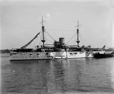 U.S.S. Texas, between 1895 and 1901. Creator: Edward H Hart