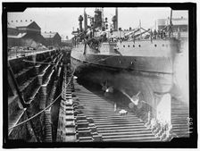 U.S.S. Utah, between 1909 and 1914. Creator: Harris & Ewing