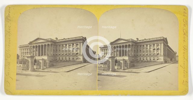 U.S. Treasury, late 19th century. Creator: J F Jarvis.