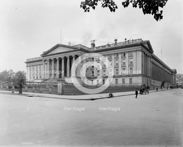 U.S. Treasury, Washington, D.C., between 1880 and 1897. Creator: William H. Jackson.