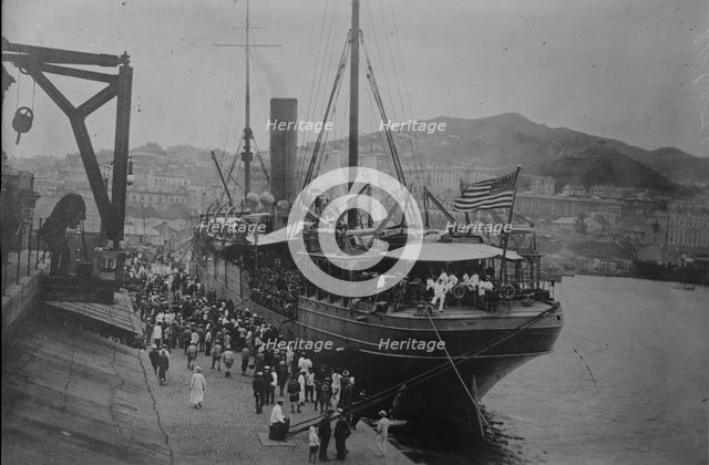 U.S. troops, Vladivostock, 1918. Creator: Bain News Service.
