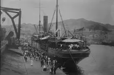 U.S. troops, Vladivostock, 1918. Creator: Bain News Service