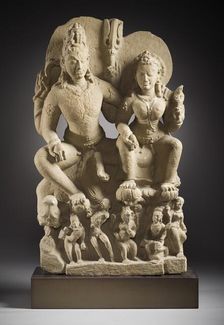 Umapati (Shiva, the Primeval Father God, and Uma, the Great Mother Goddess), between c.750 and c.800 Creator: Unknown