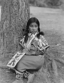 Umatilla child, c1910. Creator: Edward Sheriff Curtis