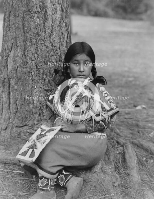 Umatilla child, c1910. Creator: Edward Sheriff Curtis.