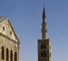 Umayyad Mosque or Great Mosque of Damascus, Syria, 2001. Creator: LTL
