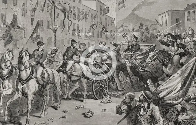 Umberto I, (1844-1900), King of Italy, (1878-1900), 1878. Creators: Eugenio Vela, Juan Comba García.