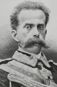Umberto I, (1844-1900), King of Italy, (1878-1900), House of Savoy, 1883. Creator: Arturo Carretero y Sánchez