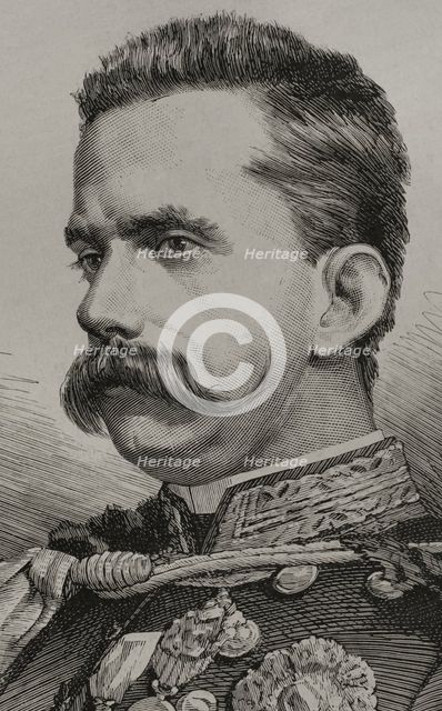 Umberto I, (1844-1900), King of Italy, (1878-1900), member of the House of Savoy. Creator: Arturo Carretero y Sánchez.