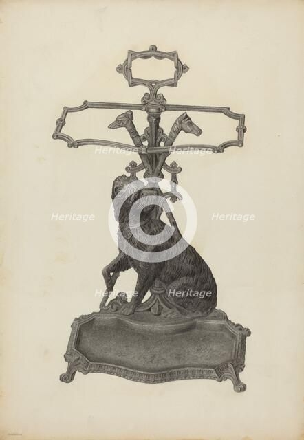 Umbrella Stand, c. 1939. Creator: Milton Grubstein.