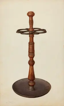 Umbrella Stand, c. 1940. Creators: Ernest Busenbark, John H. Tercuzzi