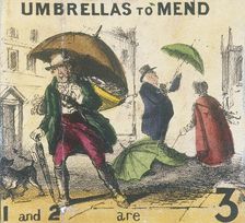 Umbrellas to Mend Cries of London, c1840. Artist: TH Jones