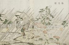 Umeyashiki, c1802. Creator: Hokusai