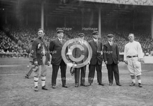 Umpires, World Series, '13, 1913. Creator: Bain News Service.