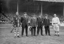 Umpires, World Series, 13, 1913. Creator: Bain News Service