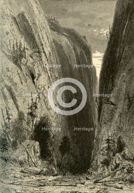 'Umpqua Canon', 1872.  Creator: Robert Swain Gifford.