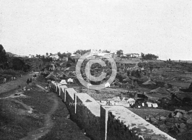 ''Un coin d'Addis-Abeba; Le Nord-Est Africain', 1914. Creator: Unknown.