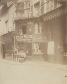 Un Coin de la Rue Sauval au No. 2, between late 19th and early 20th century. Creator: Eugene Atget