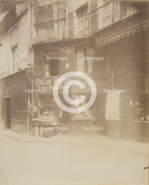 Un Coin de la Rue Sauval au No. 2, between late 19th and early 20th century. Creator: Eugene Atget.