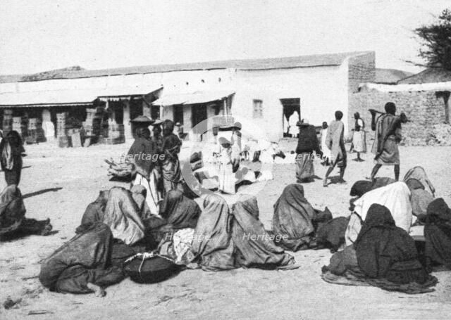 ''Un coin du marche indigene de Magdala; Le Nord-Est Africain', 1914. Creator: Unknown.