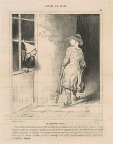 Un coléoptère chinois, 19th century. Creator: Honore Daumier