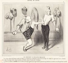 Un complément de brillante éducation, 1844/1845. Creator: Honore Daumier