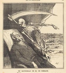 Un cauchemar de M. Bismarck, 1870. Creator: Honore Daumier