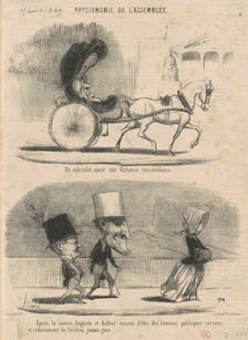 Un cabriolet ayant une facheuse ressemblance ..., 19th century. Creator: Honore Daumier