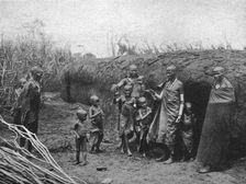 'Un camp chez les Massai; Le Nord-Est Africain 1914. Creator: Unknown