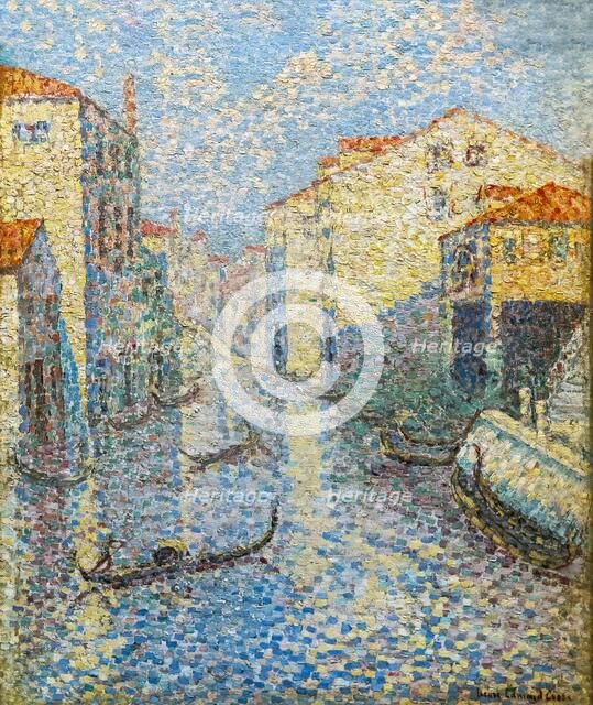 Un canal à Venise, 1899. Creator: Cross; Henri Edmond (1856-1910).