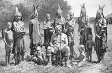 'Un chef Herero et sa famille; Afrique Australe 1914. Creator: Unknown