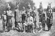 'Un chef Herero et sa famille; Afrique Australe 1914. Creator: Unknown