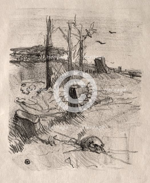 Un Cimetière en Galicie, 1898. Creator: Henri de Toulouse-Lautrec (French, 1864-1901).