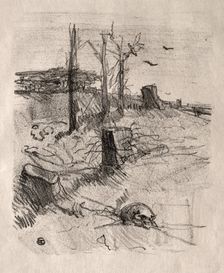Un Cimetière en Galicie, 1898. Creator: Henri de Toulouse-Lautrec (French, 1864-1901)